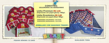 Convite Celeiro e Barquinho